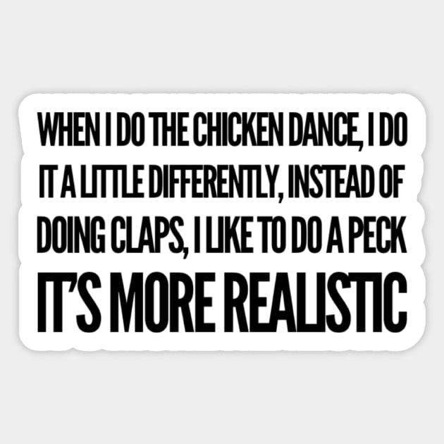 Jess Day Chicken Dance Sticker by voidstickers